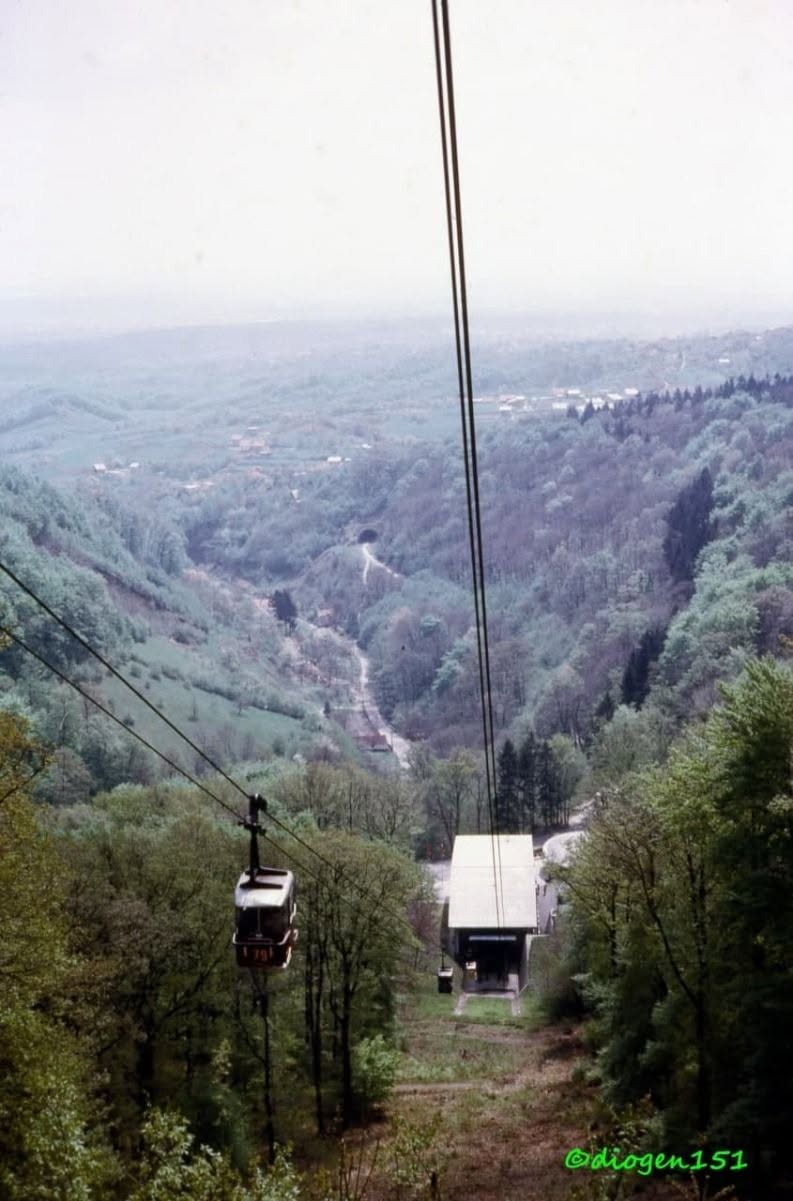 Sljeme. Žičara 1970-ih godina (Foto S. Sacher)